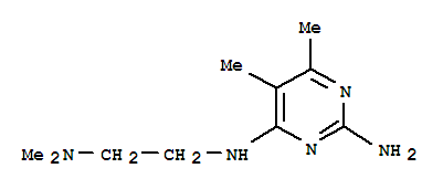 (4CI)-2-氨基-4-(2-二甲基氨基乙基氨基)-5,6-二甲基嘧啶結(jié)構(gòu)式_811945-79-6結(jié)構(gòu)式