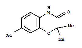 (9ci)-7-乙?；?2,2-二甲基-2H-1,4-苯并噁嗪-3(4h)-酮結(jié)構(gòu)式_816464-27-4結(jié)構(gòu)式