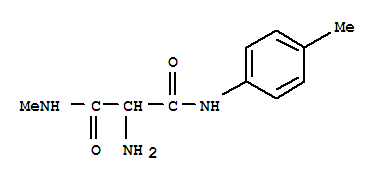 (9ci)-2-氨基-n-甲基-n-(4-甲基苯基)-丙烷二酰胺結(jié)構(gòu)式_817578-43-1結(jié)構(gòu)式