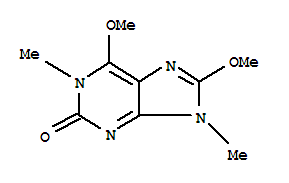 (9ci)-1,9-二氫-6,8-二甲氧基-1,9-二甲基-2H-嘌呤-2-酮結(jié)構(gòu)式_817631-47-3結(jié)構(gòu)式
