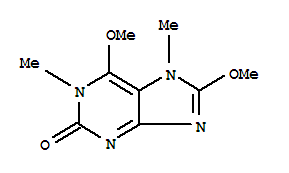 (9ci)-1,7-二氫-6,8-二甲氧基-1,7-二甲基-2H-嘌呤-2-酮結(jié)構(gòu)式_817631-48-4結(jié)構(gòu)式