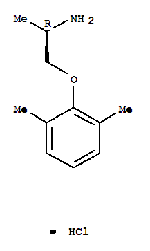 (2R)-1-(2,6-二甲基苯氧基)-2-丙氯化銨結(jié)構(gòu)式_81771-86-0結(jié)構(gòu)式