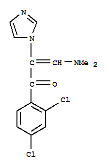 1-(2,4-二氯苯基)-3-(二甲基氨基)-2-(1H-咪唑-1-基)-2-丙烯-1-酮結(jié)構(gòu)式_82013-34-1結(jié)構(gòu)式