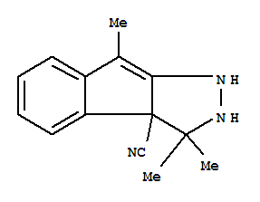 (9ci)-2,3-二氫-3,3,8-三甲基-茚并[2,1-c]吡唑-3a(1h)-甲腈結構式_820245-97-4結構式