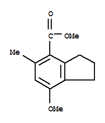 1H-indene-4-carboxylicacid,2,3-dihydro-7-methoxy-5-methyl-,methylester(9ci)Structure,823180-92-3Structure 1H-indene-4-carboxylicacid,2,3-dihydro-7-methoxy-5-methyl-,methylester(9ci) Structure,823180-92-3Structure