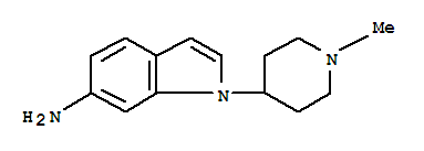 1H-indol-6-amine,1-(1-methyl-4-piperidinyl)-(9ci)Structure,823191-51-1Structure 1H-indol-6-amine,1-(1-methyl-4-piperidinyl)-(9ci) Structure,823191-51-1Structure