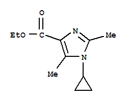 1H-imidazole-4-carboxylicacid,1-cyclopropyl-2,5-dimethyl-,ethylester(9ci)Structure,824432-04-4Structure 1H-imidazole-4-carboxylicacid,1-cyclopropyl-2,5-dimethyl-,ethylester(9ci) Structure,824432-04-4Structure