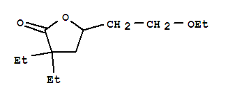 (9ci)-5-(2-乙氧基乙基)-3,3-二乙基二氫-2(3H)-呋喃酮結(jié)構(gòu)式_827017-67-4結(jié)構(gòu)式