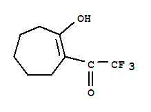 Ethanone, 2,2,2-trifluoro-1-(2-hydroxy-1-cyclohepten-1-yl)-(9ci)Structure,82726-80-5Structure Ethanone, 2,2,2-trifluoro-1-(2-hydroxy-1-cyclohepten-1-yl)-(9ci) Structure,82726-80-5Structure