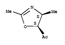 Ethanone, 1-(4,5-dihydro-2,4-dimethyl-5-oxazolyl)-, cis-(9ci)Structure,83750-10-1Structure Ethanone, 1-(4,5-dihydro-2,4-dimethyl-5-oxazolyl)-, cis-(9ci) Structure,83750-10-1Structure