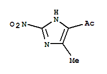 Ethanone, 1-(5-methyl-2-nitro-1h-imidazol-4-yl)-(9ci)Structure,84123-04-6Structure Ethanone, 1-(5-methyl-2-nitro-1h-imidazol-4-yl)-(9ci) Structure,84123-04-6Structure
