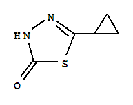 5-環(huán)丙基-1,3,4-噻二唑-2(3h)-酮結(jié)構(gòu)式_84353-00-4結(jié)構(gòu)式