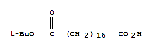 18-[(2-Methyl-2-propanyl)oxy]-18-oxooctadecanoic acid Structure,843666-40-0Structure
