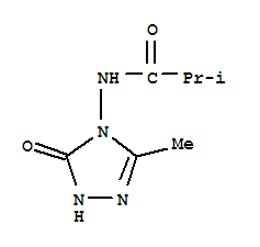 N-(1,5-二氫-3-甲基-5-氧代-4H-1,2,4-噻唑-4-基)-2-甲基丙酰胺結(jié)構(gòu)式_847203-30-9結(jié)構(gòu)式