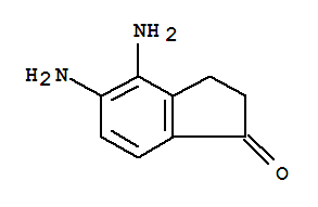 1H-inden-1-one, 4,5-diamino-2,3-dihydro-Structure,851107-86-3Structure 1H-inden-1-one, 4,5-diamino-2,3-dihydro- Structure,851107-86-3Structure