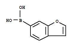B-6-苯并呋喃硼酸結構式_851525-10-5結構式