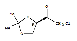 Ethanone, 2-chloro-1-(2,2-dimethyl-1,3-dioxolan-4-yl)-, (r)-(9ci)Structure,85364-10-9Structure Ethanone, 2-chloro-1-(2,2-dimethyl-1,3-dioxolan-4-yl)-, (r)-(9ci) Structure,85364-10-9Structure