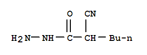 Hexanoic acid,2-cyano-,hydrazideStructure,855913-27-8Structure Hexanoic acid,2-cyano-,hydrazide Structure,855913-27-8Structure