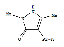 2,5-Dimethyl-4-propyl-1,2-dihydro-3h-pyrazol-3-oneStructure,856847-74-0Structure 2,5-Dimethyl-4-propyl-1,2-dihydro-3h-pyrazol-3-one Structure,856847-74-0Structure