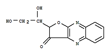 2-(1,2-二羥基乙基)-呋喃并[2,3-b]喹噁啉-3(2H)-酮結(jié)構(gòu)式_856942-80-8結(jié)構(gòu)式
