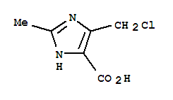 1H-imidazole-4-carboxylic acid, 5-(chloromethyl)-2-methyl-Structure,857939-27-6Structure 1H-imidazole-4-carboxylic acid, 5-(chloromethyl)-2-methyl- Structure,857939-27-6Structure