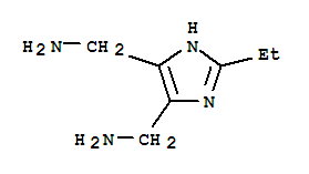 1H-imidazole-4,5-dimethanamine, 2-ethyl-Structure,858716-55-9Structure 1H-imidazole-4,5-dimethanamine, 2-ethyl- Structure,858716-55-9Structure