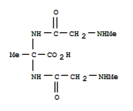 (9ci)-n-甲基甘氨?；?2-[[(甲基氨基)乙?；鵠氨基]-丙氨酸結(jié)構(gòu)式_859283-54-8結(jié)構(gòu)式