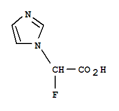 1H-imidazole-1-acetic acid, -alpha--fluoro-Structure,861397-68-4Structure 1H-imidazole-1-acetic acid, -alpha--fluoro- Structure,861397-68-4Structure