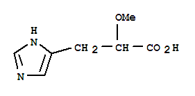 1H-imidazole-5-propanoic acid, -alpha--methoxy-Structure,861595-02-0Structure 1H-imidazole-5-propanoic acid, -alpha--methoxy- Structure,861595-02-0Structure