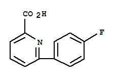 6-(4-氟苯基)甲酸吡啶結(jié)構(gòu)式_863704-60-3結(jié)構(gòu)式