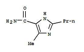 1H-imidazole-5-carboxamide, 4-methyl-2-propyl-Structure,865444-88-8Structure 1H-imidazole-5-carboxamide, 4-methyl-2-propyl- Structure,865444-88-8Structure