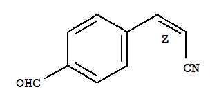 (z)-(9ci)-3-(4-甲?；交?-2-丙烯腈結(jié)構(gòu)式_86867-57-4結(jié)構(gòu)式