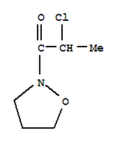 (9ci)-2-(2-氯-1-氧代丙基)-異噁唑啉結(jié)構(gòu)式_87757-22-0結(jié)構(gòu)式