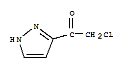 Ethanone, 2-chloro-1-(1h-pyrazol-3-yl)-(9ci)Structure,88137-70-6Structure Ethanone, 2-chloro-1-(1h-pyrazol-3-yl)-(9ci) Structure,88137-70-6Structure