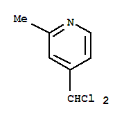 (9CI)-4-(二氯甲基)-2-甲基-吡啶結構式_88237-08-5結構式