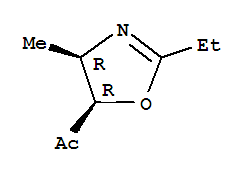 Ethanone, 1-(2-ethyl-4,5-dihydro-4-methyl-5-oxazolyl)-, cis-(9ci)Structure,88309-24-4Structure Ethanone, 1-(2-ethyl-4,5-dihydro-4-methyl-5-oxazolyl)-, cis-(9ci) Structure,88309-24-4Structure