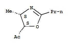 Ethanone, 1-(4,5-dihydro-4-methyl-2-propyl-5-oxazolyl)-, cis-(9ci)Structure,88309-25-5Structure Ethanone, 1-(4,5-dihydro-4-methyl-2-propyl-5-oxazolyl)-, cis-(9ci) Structure,88309-25-5Structure