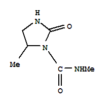 n,5-二甲基-2-氧代-1-咪唑啉羧酰胺結(jié)構(gòu)式_88408-07-5結(jié)構(gòu)式