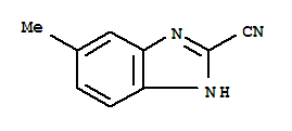 1H-benzimidazole-2-carbonitrile,5-methyl-(9ci)Structure,88422-24-6Structure 1H-benzimidazole-2-carbonitrile,5-methyl-(9ci) Structure,88422-24-6Structure