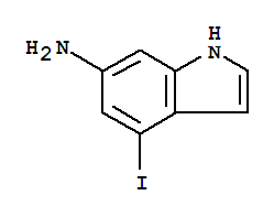 1H-indol-6-amine,4-iodo-(9ci)Structure,885520-52-5Structure 1H-indol-6-amine,4-iodo-(9ci) Structure,885520-52-5Structure