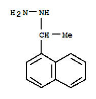 1-(1-萘)-乙基肼結(jié)構(gòu)式_887592-91-8結(jié)構(gòu)式