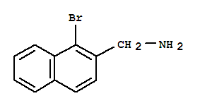(1-溴-2-萘)甲胺結(jié)構(gòu)式_887596-92-1結(jié)構(gòu)式