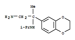2-(2,3-二氫-1,4-苯并二噁英-6-基)-n2-(1-甲基乙基)-1,2-丙二胺結(jié)構(gòu)式_891356-82-4結(jié)構(gòu)式