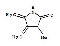 (9ci)-3-甲基-4,5-雙(亞甲基)-2-吡咯烷酮結構式_89267-99-2結構式