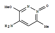 (7ci)-4-氨基-3-甲氧基-6-甲基吡嗪 1-氧化物結構式_89465-10-1結構式