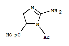 (7ci)-1-乙?；?2-氨基-2-咪唑啉-5-羧酸結(jié)構(gòu)式_89465-27-0結(jié)構(gòu)式