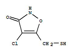 3(2H)-isoxazolone,4-chloro-5-(mercaptomethyl)-(9ci)Structure,89660-91-3Structure 3(2H)-isoxazolone,4-chloro-5-(mercaptomethyl)-(9ci) Structure,89660-91-3Structure