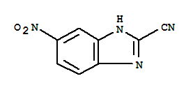1H-benzimidazole-2-carbonitrile,6-nitro-(9ci)Structure,89843-50-5Structure 1H-benzimidazole-2-carbonitrile,6-nitro-(9ci) Structure,89843-50-5Structure