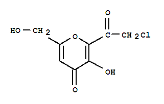 4H-pyran-4-one, 2-(chloroacetyl)-3-hydroxy-6-(hydroxymethyl)-(7ci)Structure,89938-66-9Structure 4H-pyran-4-one, 2-(chloroacetyl)-3-hydroxy-6-(hydroxymethyl)-(7ci) Structure,89938-66-9Structure