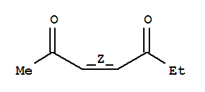 (9ci)-(3z)-3-庚烯-2,5-二酮結構式_90072-83-6結構式